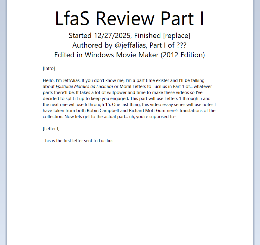 The Wordpad Document